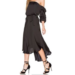 BARDOT Caught Sleeve Asymmetrical dress